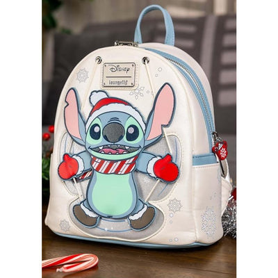 Loungefly Disney Stitch Snow Angel Cosplay Mini Backpack