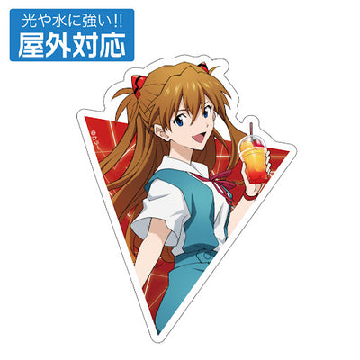 全新繪製 式波・明日香・蘭格雷 戶外用貼紙 制服Ver.