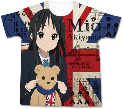 映畫「K-ON!」秋山澪全圖 T恤/白