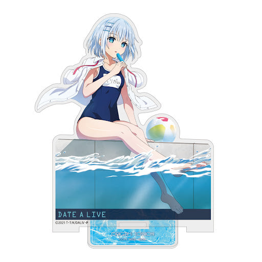 鳶一折紙 亞克力立牌 プールサイドVer.