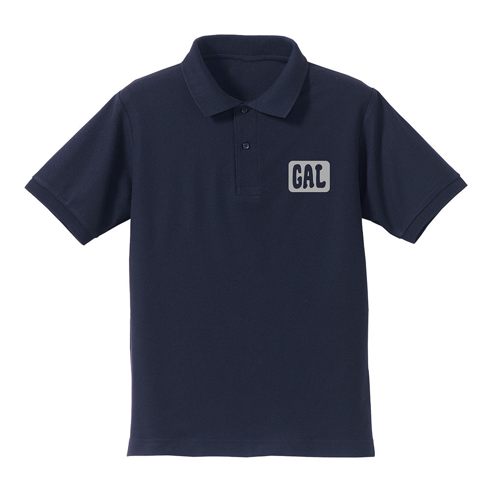 え的「GAL」 Polo 裇/海軍藍