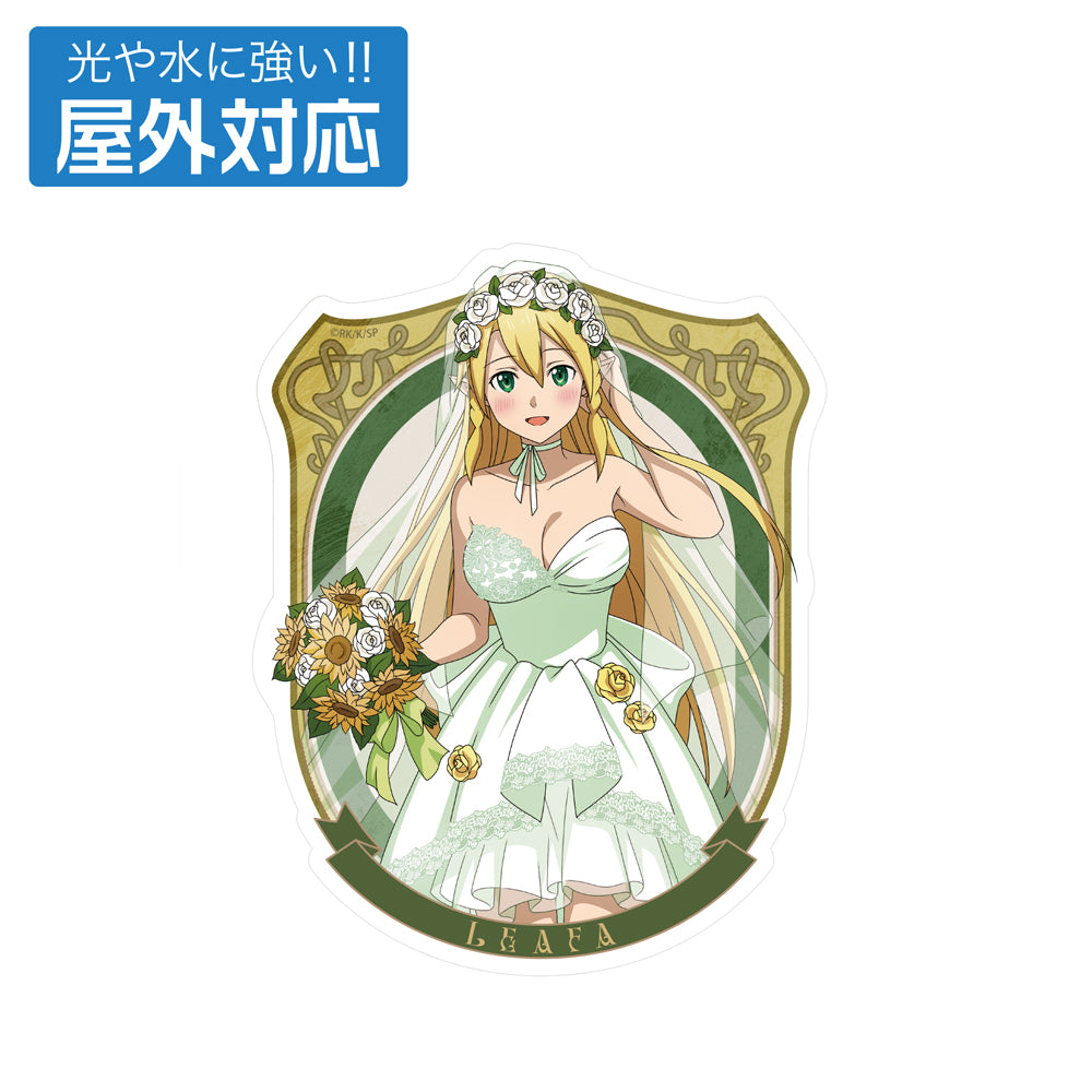 全新繪製 リーファ 戶外用貼紙 婚紗Ver.