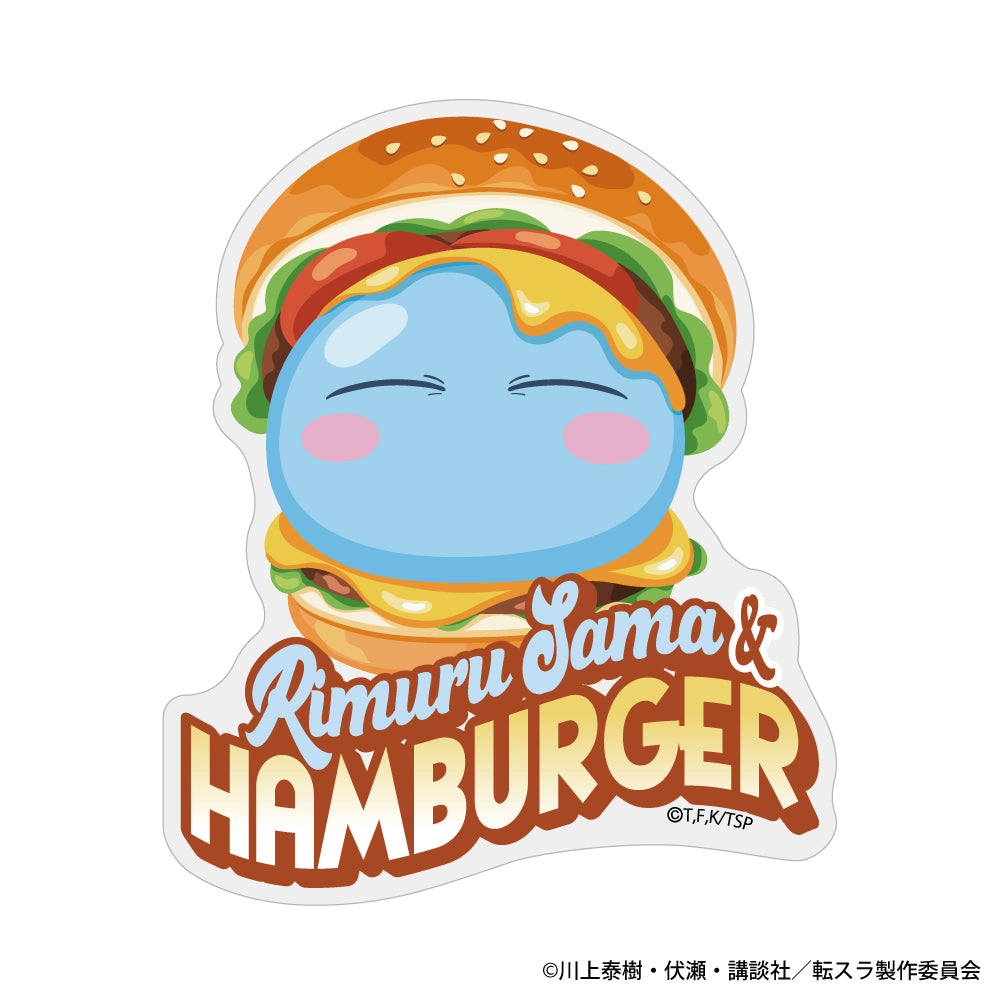 ハンバーガー挟まれたリムル様 亞克力磁石