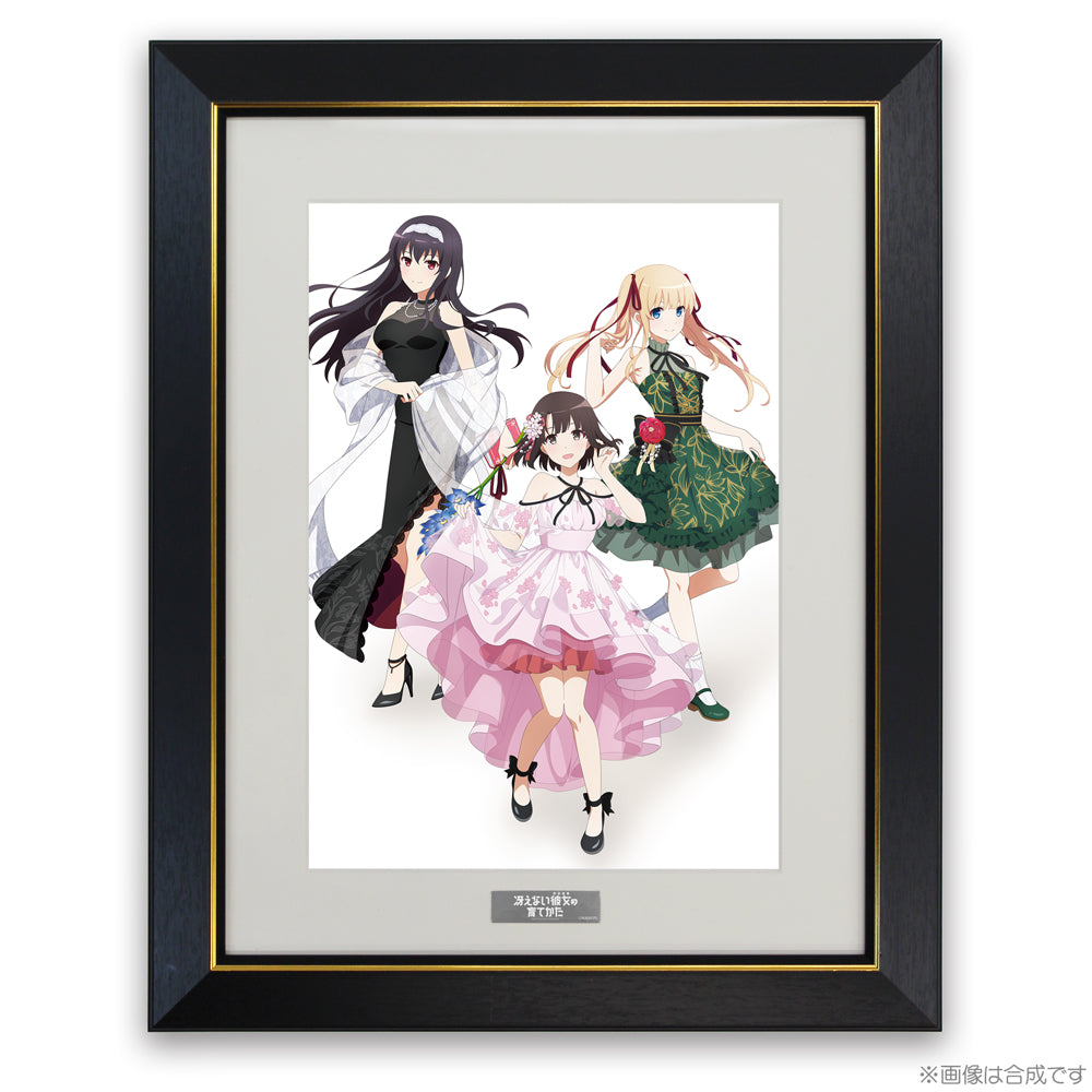 全新繪製 惠・英梨々・詩羽 A4キャラファイングラフ Blooming dress Ver.