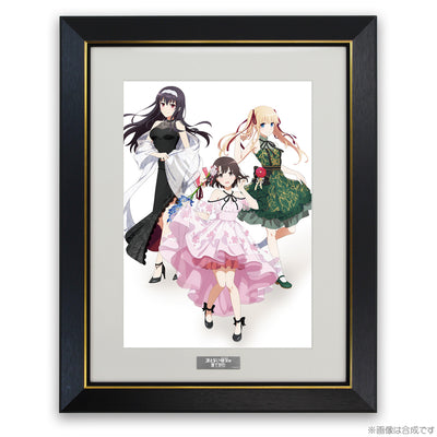 全新繪製 惠・英梨々・詩羽 A4キャラファイングラフ Blooming dress Ver.