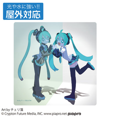 初音ミク 戶外用貼紙 チェリ藻 Ver.
