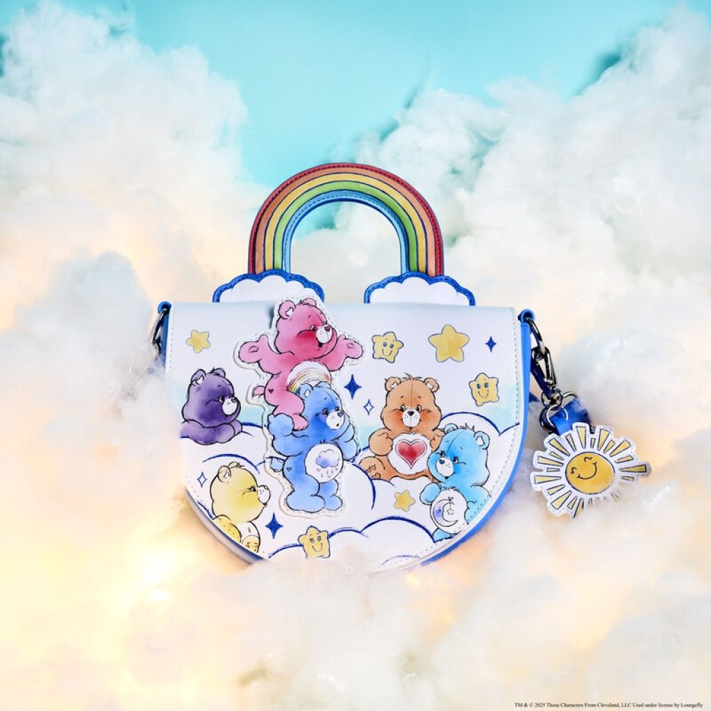 Loungefly CareBears 彩虹斜孭袋