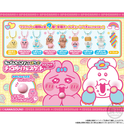 おぱんちゅうさぎ×んぽちゃむ チョコがけビスケット マスコットつき
