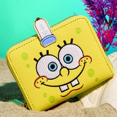 Loungefly Nickelodeon 海綿寶寶25週年 造型拉鍊銀包