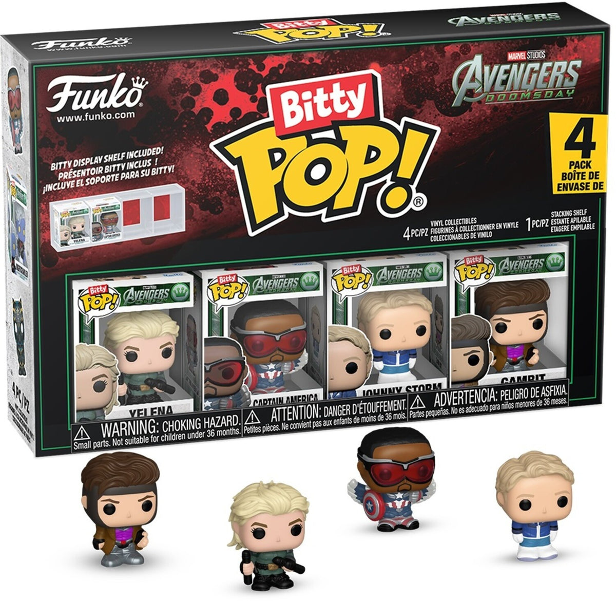 [Bitty POP][MARVEL]《末日降臨》Set A 4件裝
