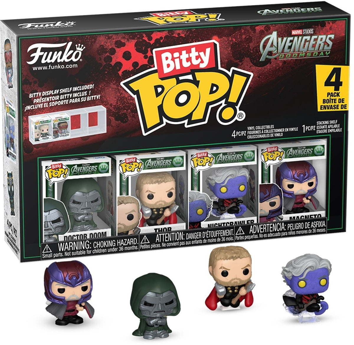 [Bitty POP][MARVEL]《末日降臨》Set B 4件裝