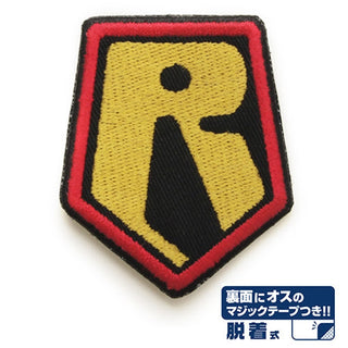 レッドショルダー脱着式ワッペン
