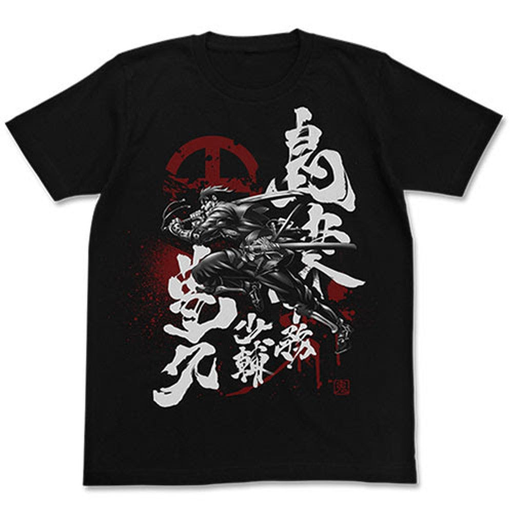 島津中務少輔豊久Tシャツ/BLACK-M
