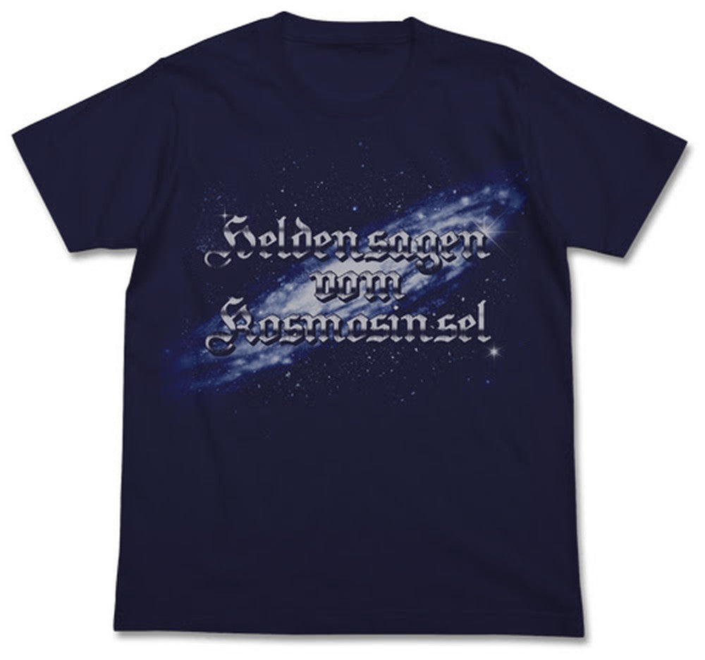 銀河英雄伝説ロゴTシャツ/NAVY-L