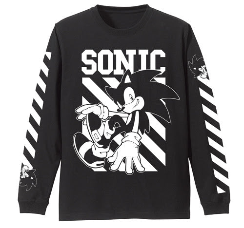 SONIC 長袖T恤/黑