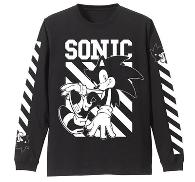 SONIC 長袖T恤/黑
