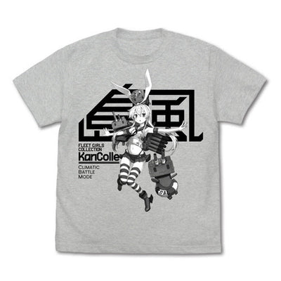 島風 T恤 決戰mode/灰白