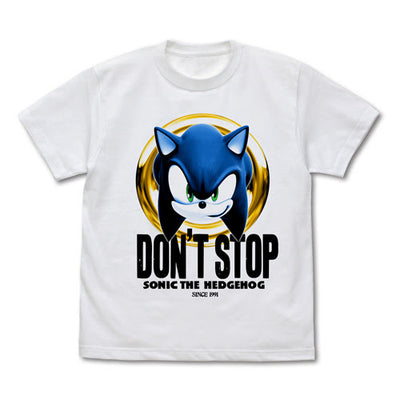 DON'T STOP SONIC T恤/白