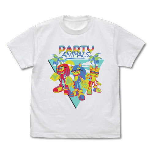 Sonic PARTY ANIMALS 全彩 T恤/白