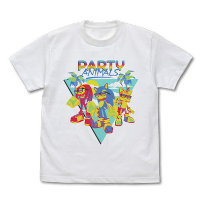 Sonic PARTY ANIMALS 全彩 T恤/白
