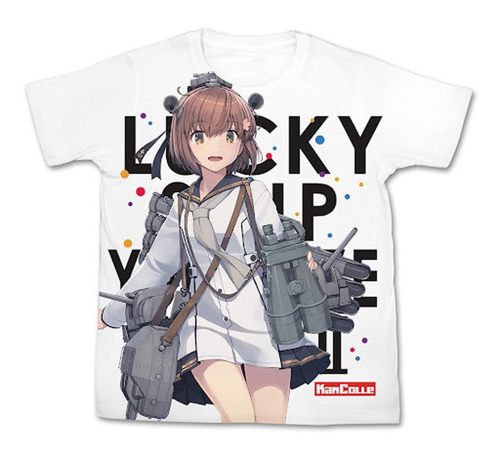雪風改二 フルグラフィックTシャツ/WHITE-XL