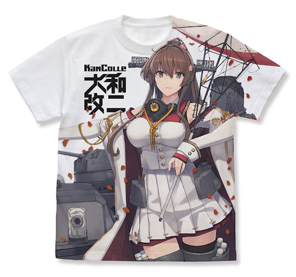 大和改二 フルグラフィックTシャツ/WHITE-L