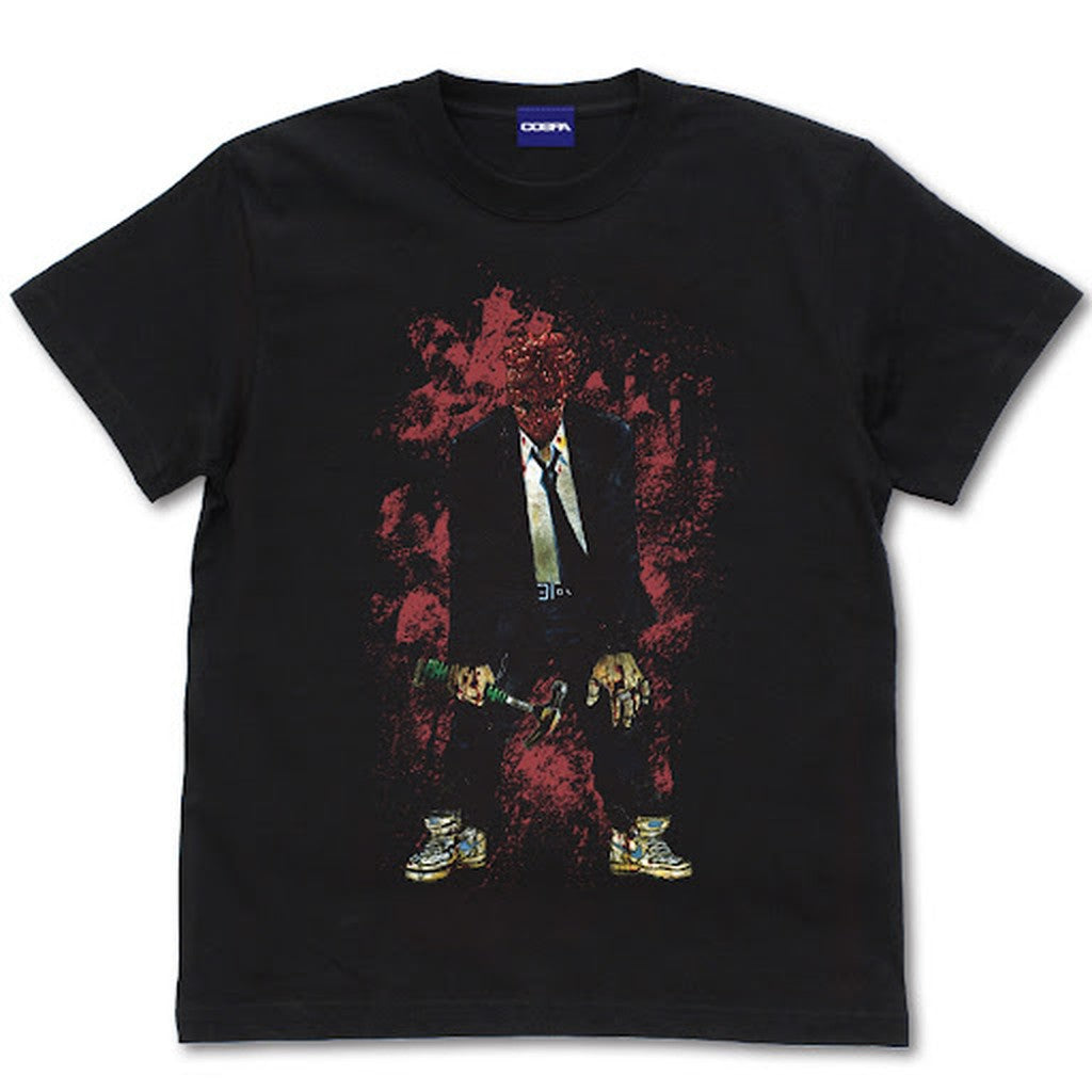 心 フルカラーTシャツ/BLACK-S