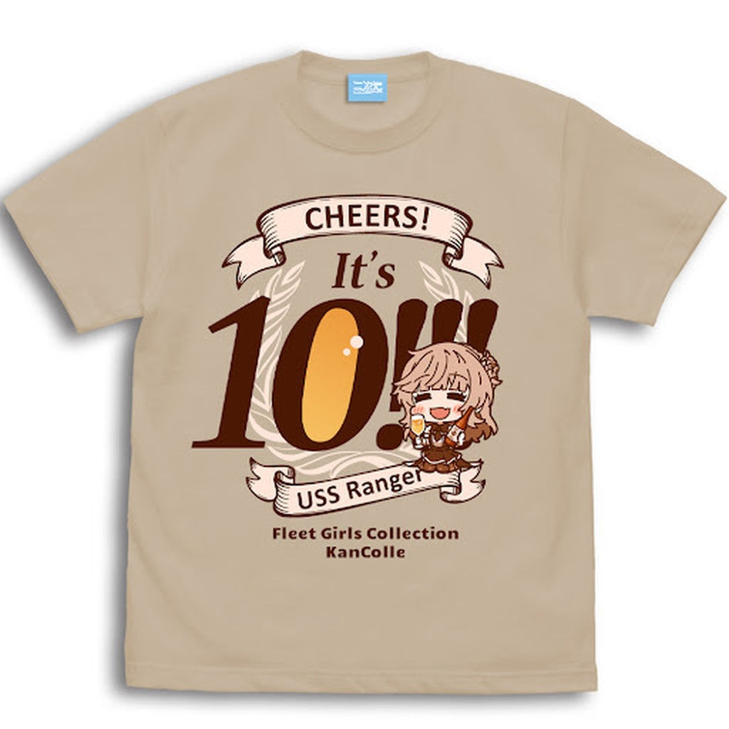 レンジャー It's 10!!! Tシャツ/LIGHT BEIGE-L