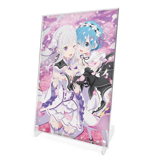 愛蜜莉雅&レム 亞克力藝術立牌