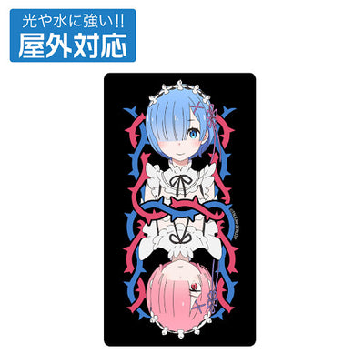 拉姆＆雷姆 戶外用貼紙