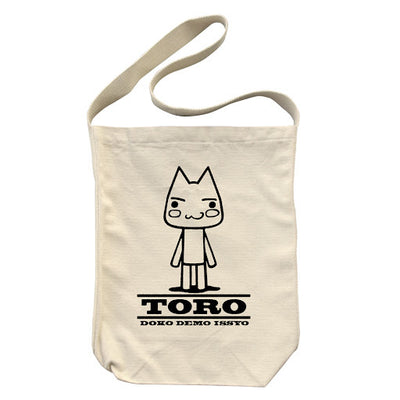Tororo 復古 肩揹托特袋/本色