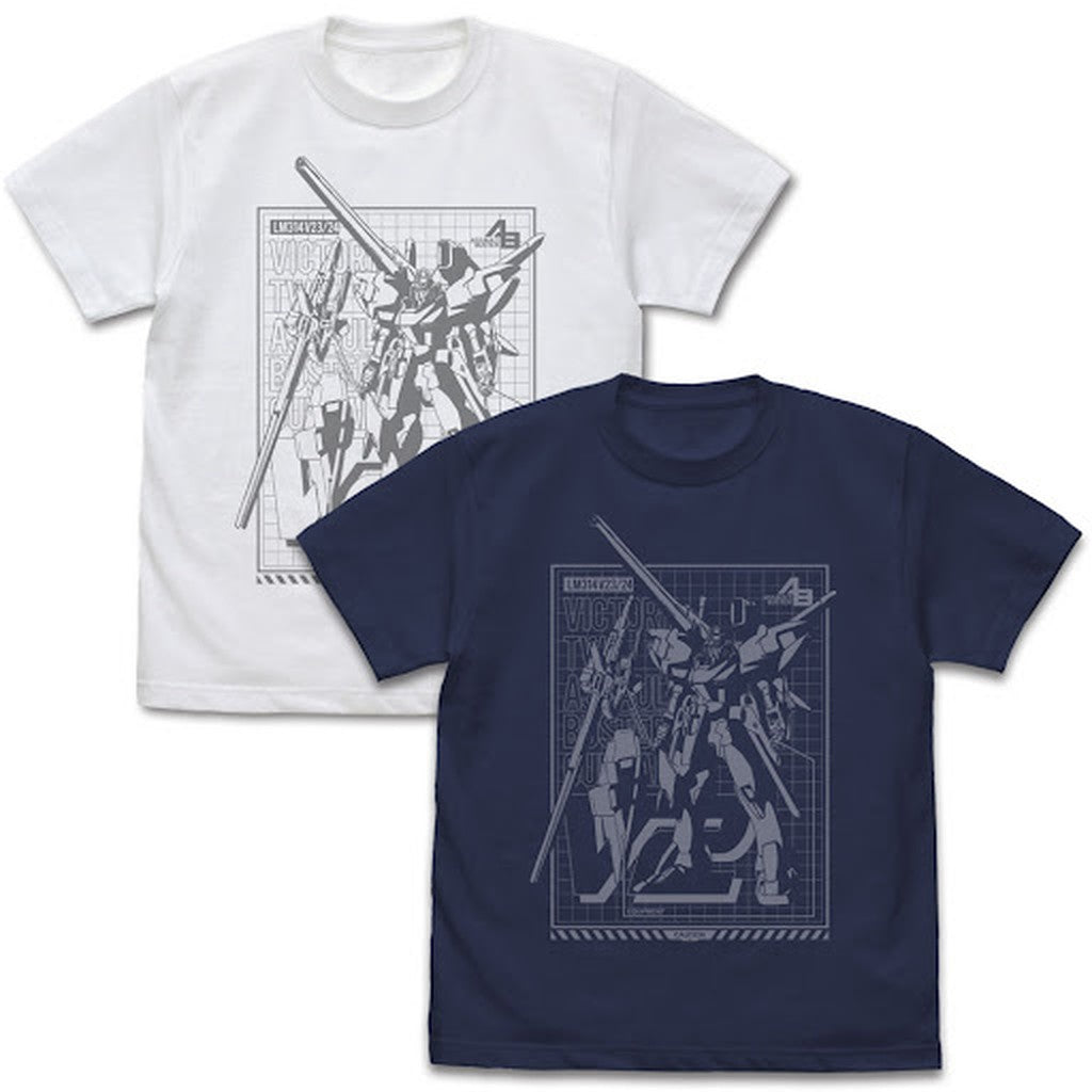 V2アサルトバスターガンダム Tシャツ/WHITE-S