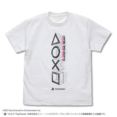T恤 for PlayStation Shapes Logo Meta MeshVer./白