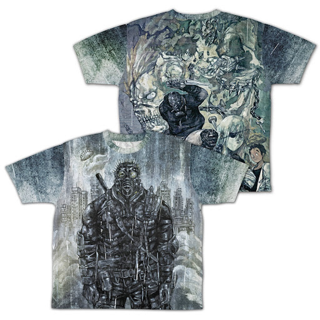 ドロヘドロ「RAIN」両面フルグラフィックTシャツ/S