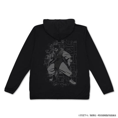 死滅回游 脹相 薄身速乾連帽衛衣/黑