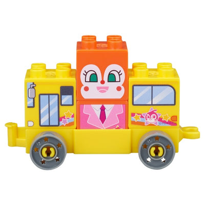 麵包超人車輛積木系列_紅精靈與校車