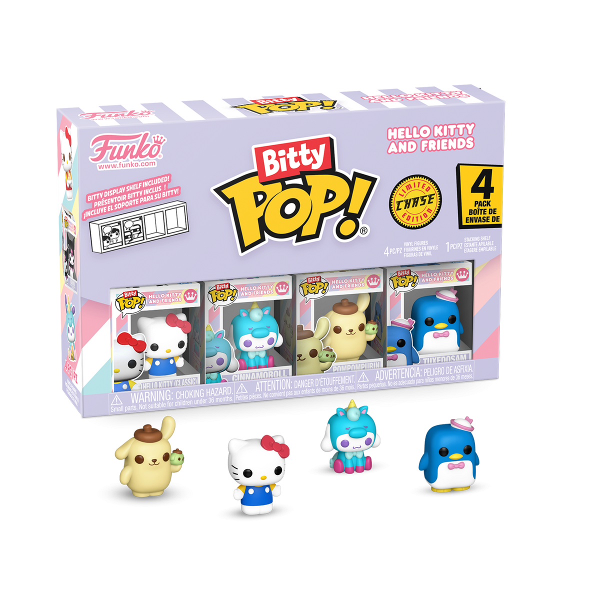 [Bitty POP][SANRIO]《Sanrio》4件套裝 (A set)