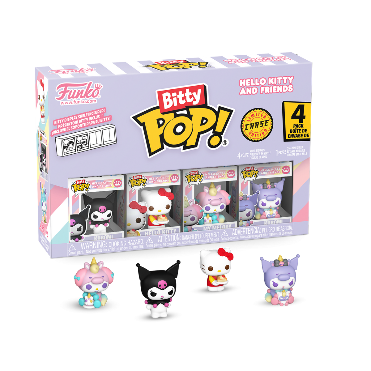 [Bitty POP][SANRIO]《Sanrio》4件套裝 (C set)