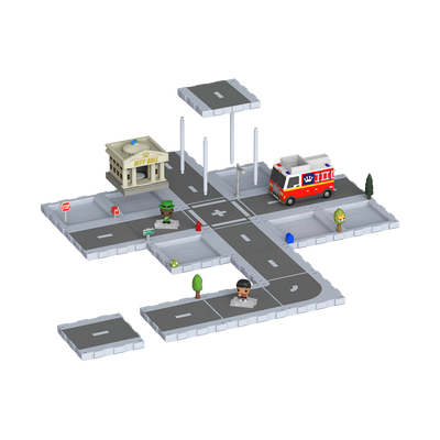 [Bitty City]迷你小鎮基礎入門套裝 01