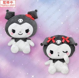 軟萌 Sanrio L毛公仔 Kuromi KUROMI MAGICAL BLACK AND RED Ver.
