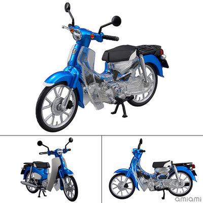 [解體拼圖][科技系列]《HONDA 》經典彎樑電單車(閃波藍金屬色)