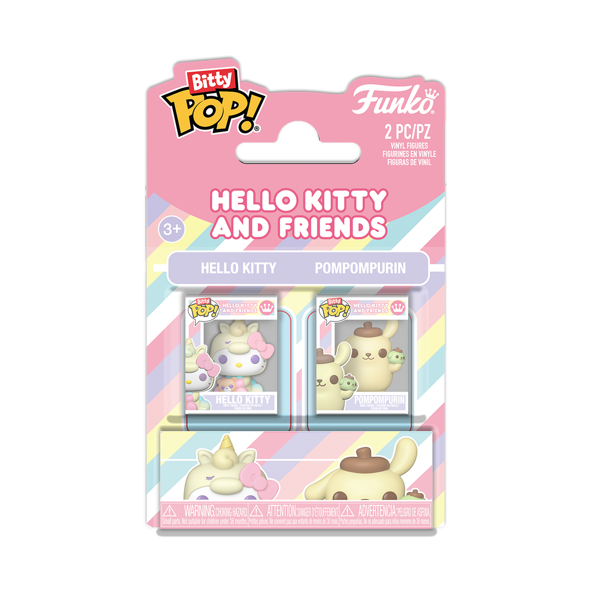 [Bitty POP][SANRIO]HK&p.p.purin (2件裝)