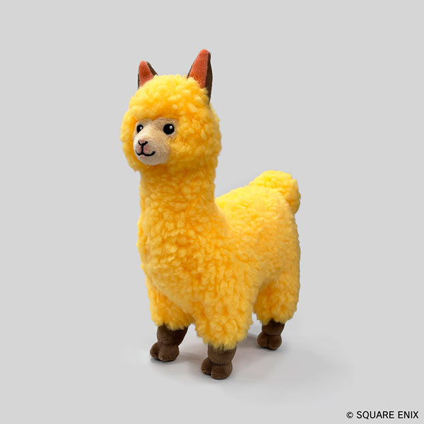 FINAL FANTASY XIV 閃閃貼紙毛公仔 黃金羊駝