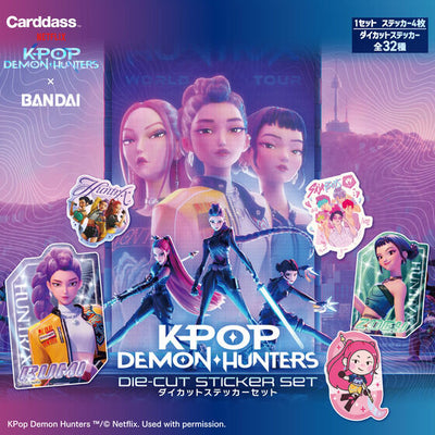 Carddass Kpop 獵魔女團 Die-cut貼紙 第二彈