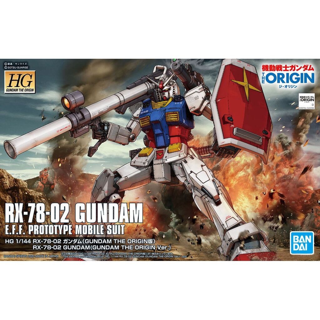 HG 1/144 RX-78-02 高達 [THE ORIGIN]4573102589293