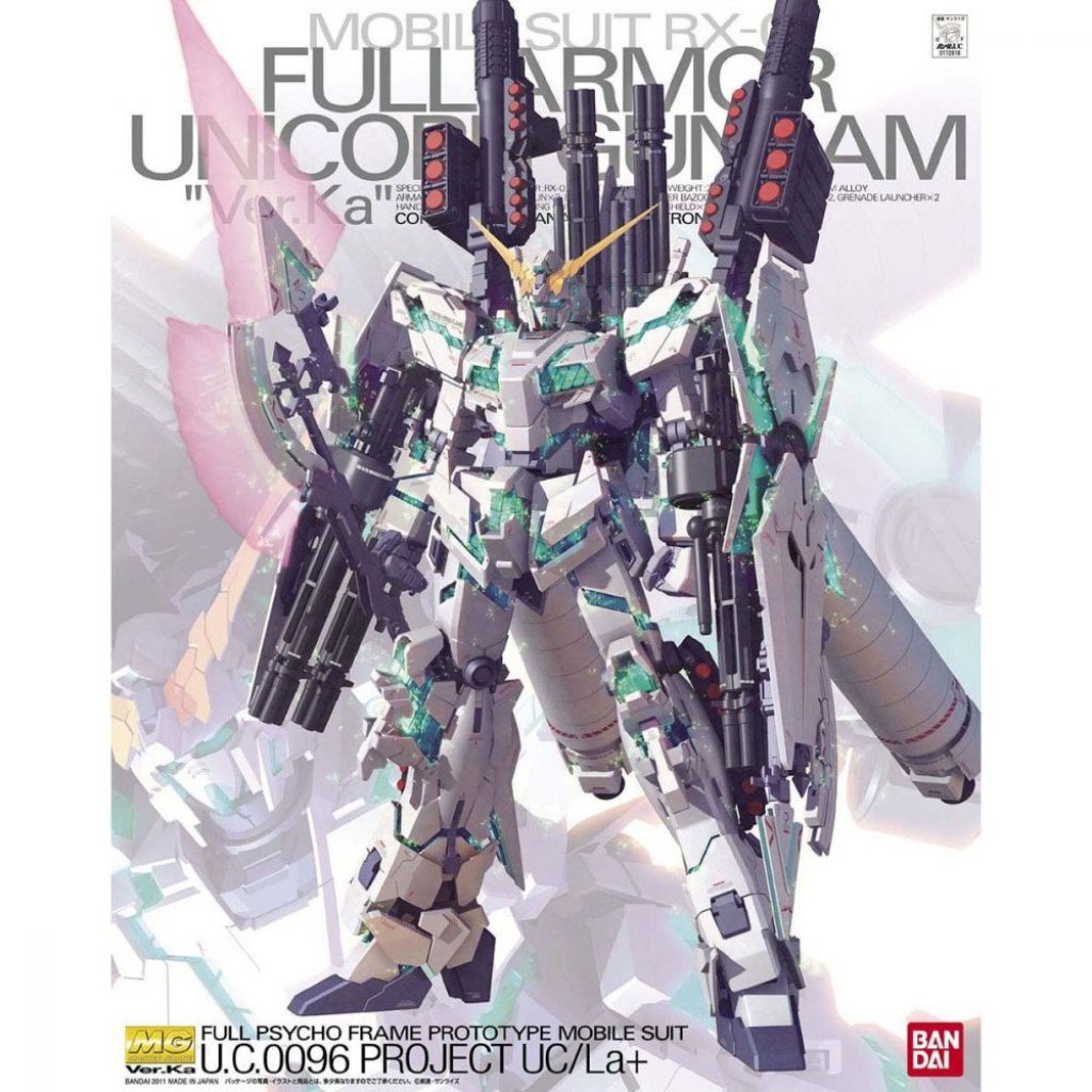 MG 1/100 全武裝獨角獸高達 Ver. Ka4573102615893