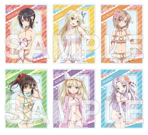 我的朋友很少 交換式亞克力卡 Anime 15th anniversary PACK（一盒6款）
