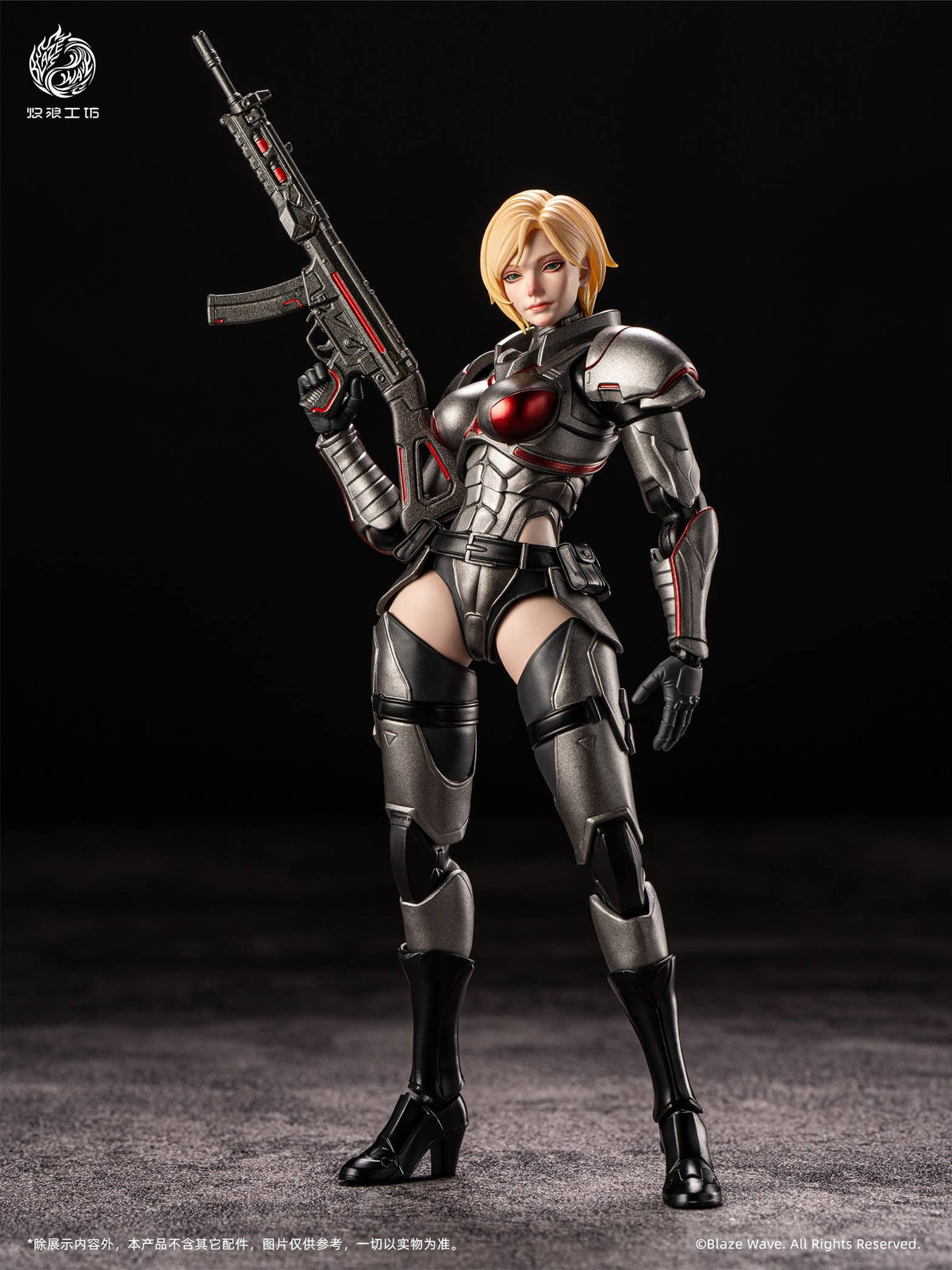 BLAZE WAVE 女武神 布倫希爾德 1/12 可動模型
