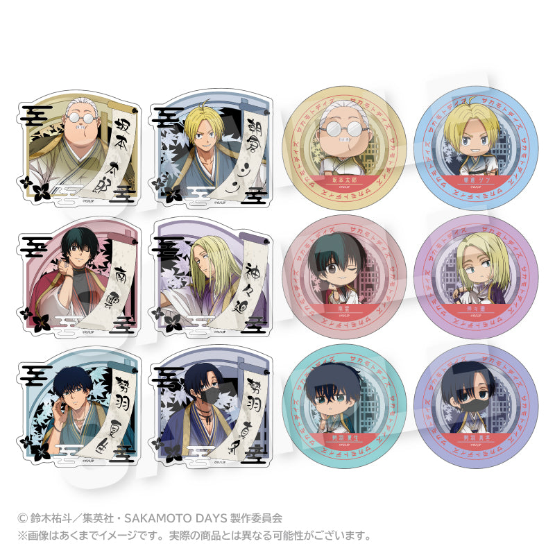 SAKAMOTO DAYS Trading 異形貼紙 丸窗 Ver.