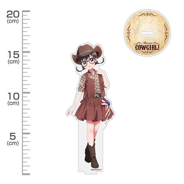 全新繪製 伊院知与 亞克力立牌（大） カウガールVer.